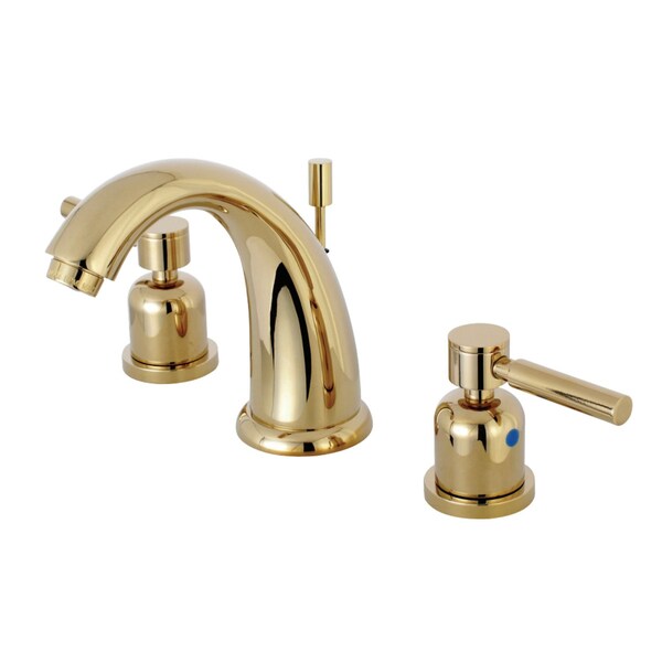 KB8982DL 8" Widespread Bathroom Faucet, Polished Brass